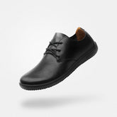 barefoot dress shoes wide toe box professional flexible zero drop 4mm sole Dream III Black adult Saguaro